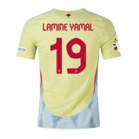 Spanien Lamine Yamal #19 Replika Bortatröja EM 2024 Kortärmad